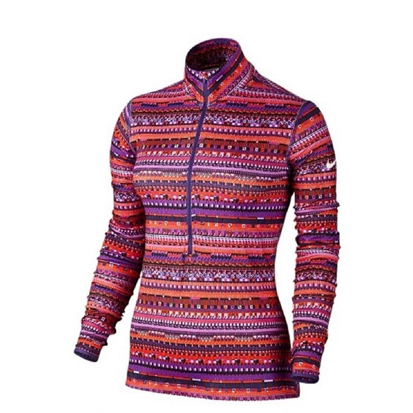 Nike Pro Dri Fit Long Sleeve Hyperwarm Pullover - Picture 14 of 14